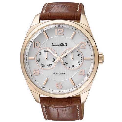 Image of Citizen blank forgyldt stål quartz med Eco-Drive Herre ur, model AO9024-16A